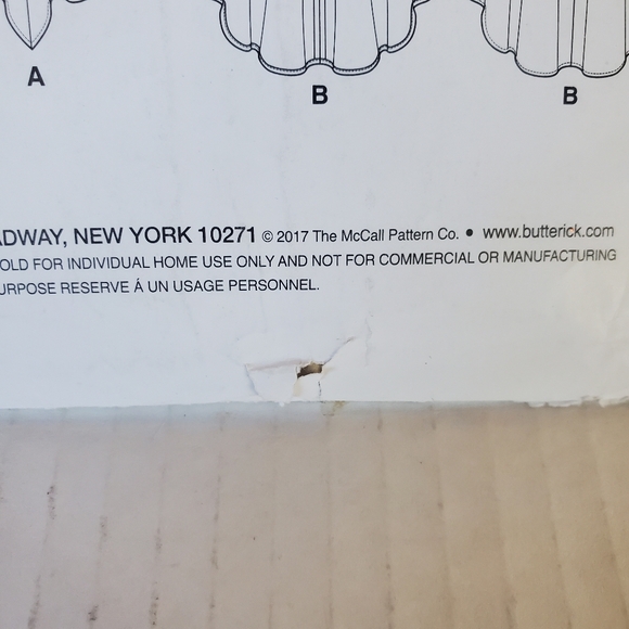 Butterick See & Sew Sewing Pattern B6436 Misses' Loose Fitting Dress - Uncut - Picture 5 of 6